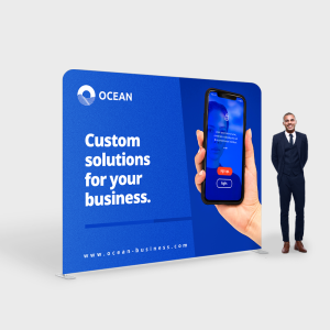 Rechte stretch beurswanden