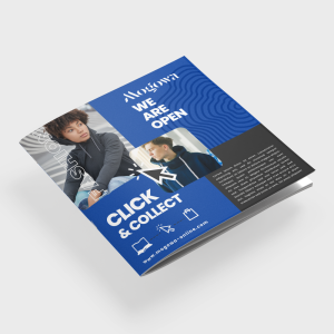 Geniete boekje met hoogwaardige afdrukken en professioneel ontwerp, ideaal voor bedrijfscommunicatie en marketingmateriaal.