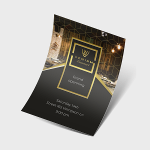 Flyers met exclusieve afwerking
