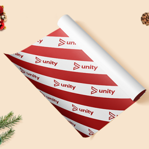 Gepersonaliseerd inpakpapier Kerst