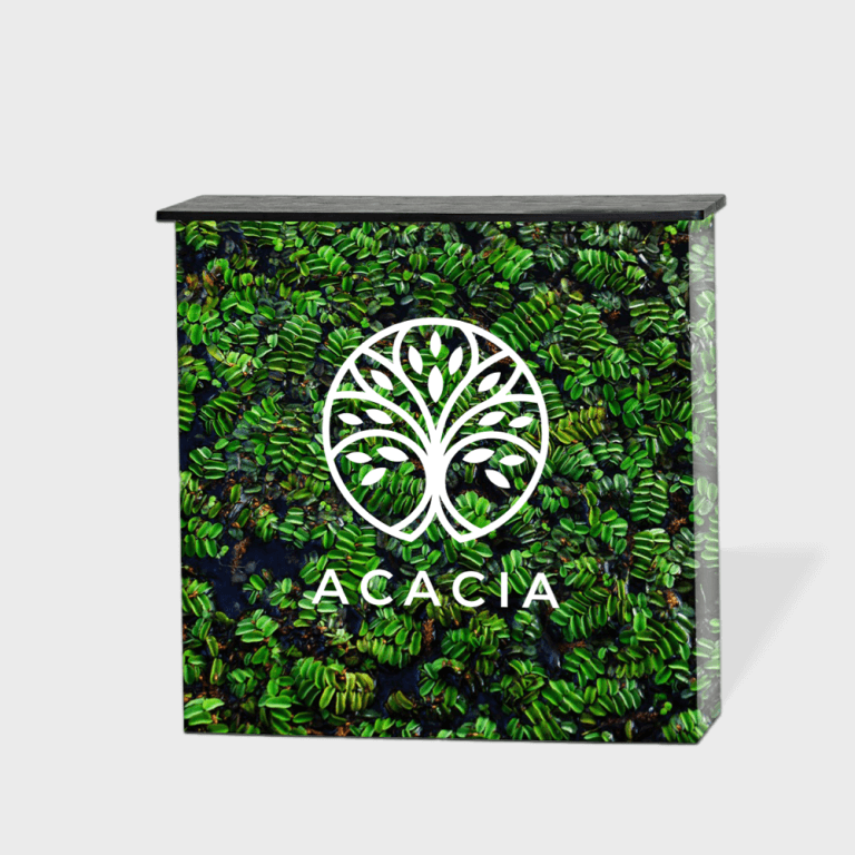 Beursbalie met schap