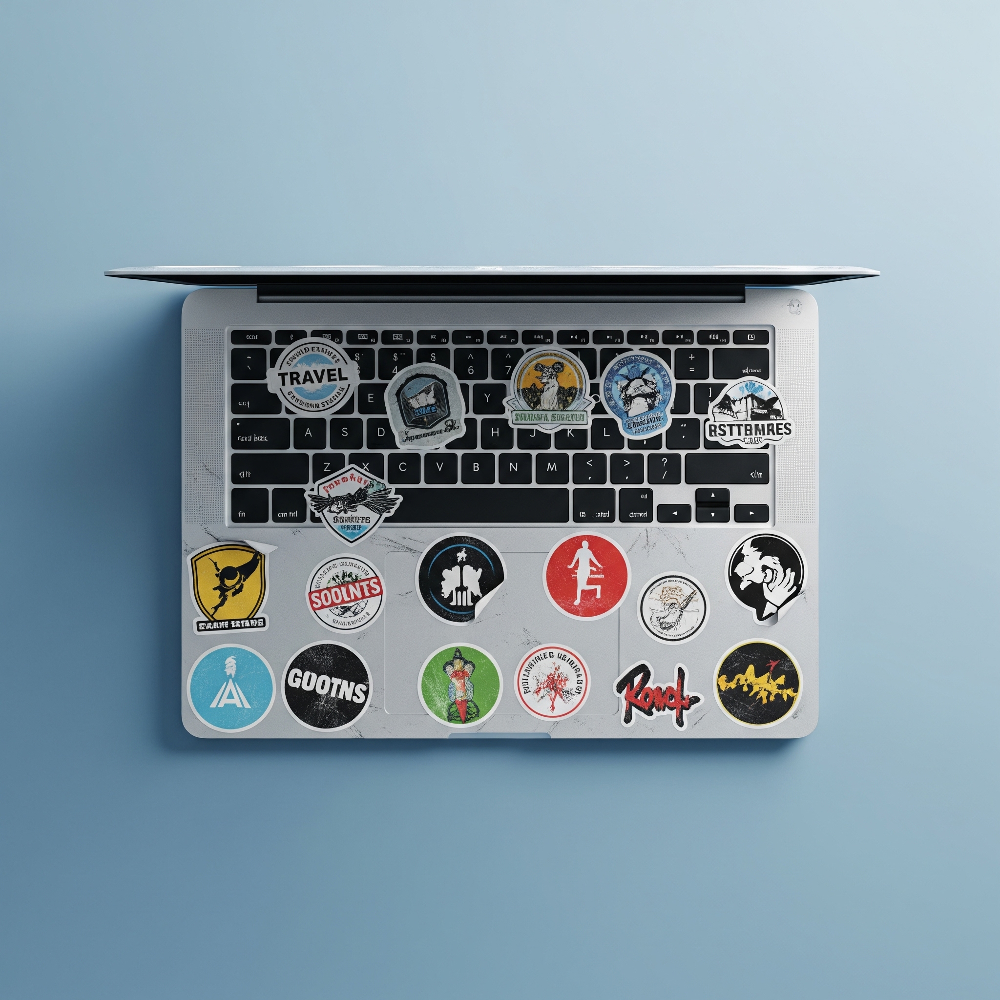 Laptop stickers
